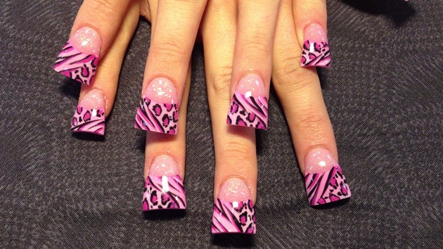 pink zebra leopard