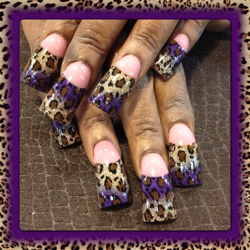 Purple and leopard 