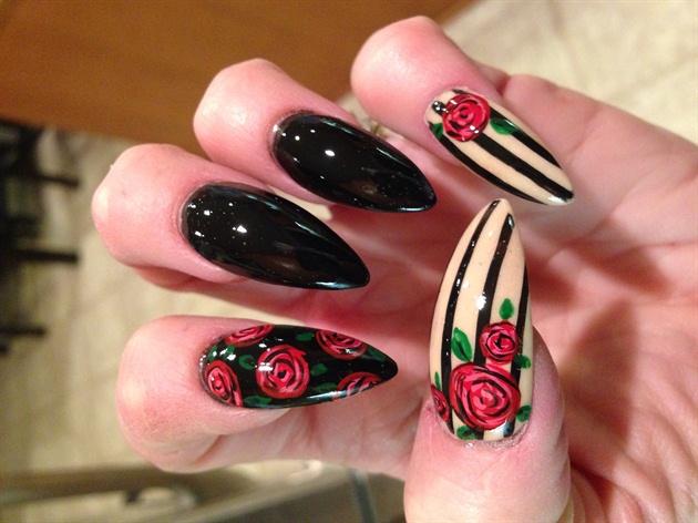 Red roses and stripes
