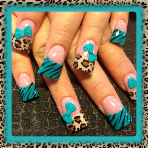 Teal And Leopard 