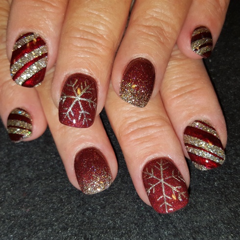 red and gold xmas