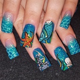 mermaid nails 