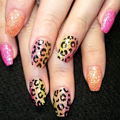 Neon leopard