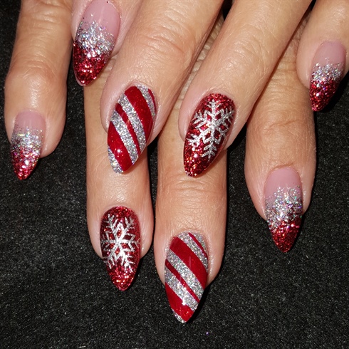 Silver and red xmas