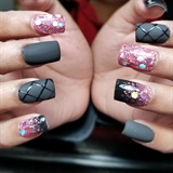 Matte and sparkles
