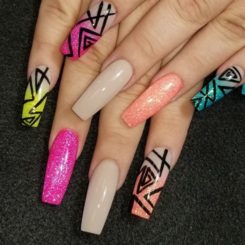 Neon and nude 