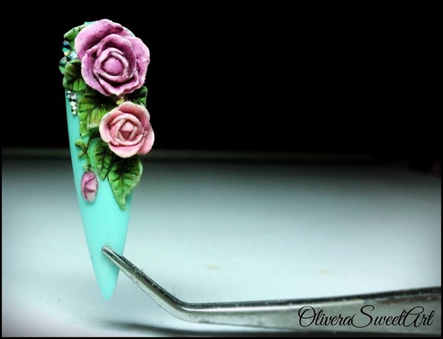 3D Acrylic Roses