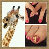 giraffe nails