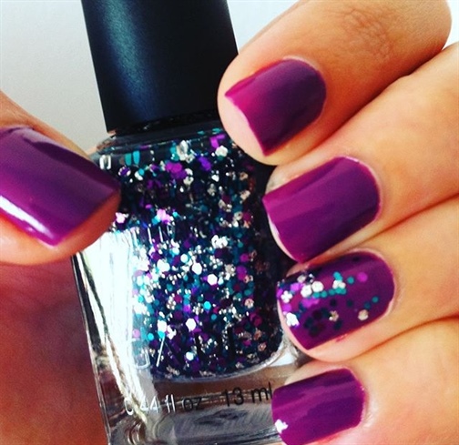 Purple + Glitter