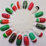 Watermelon Nail Art Wheel