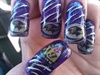 Superbowl nails- Go Ravens