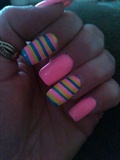 Water marble stripes