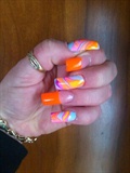 My groovy Easter nails!