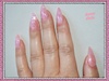 Barbie pink stiletto gel nails