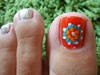 Ethnic Toe Nail Art