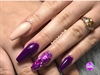 Classy purple Nails 