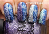 Half and half texture/stamping skittles