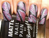 Textured triangles over matte black