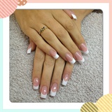 French with nail bed extension 