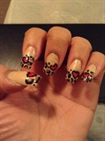 Valentine&#39;s Day Cheetah Nails