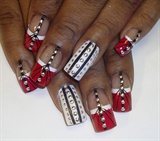 red french studded