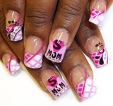 super mom french nails