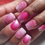 caviar with pink ombre