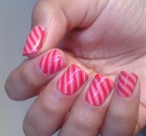 Candy cane nails