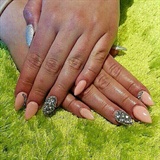 Gel Nails With Diamonds