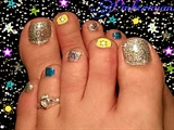 Sparkly Summer toes! 