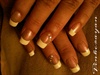 French manicure with accent nail!