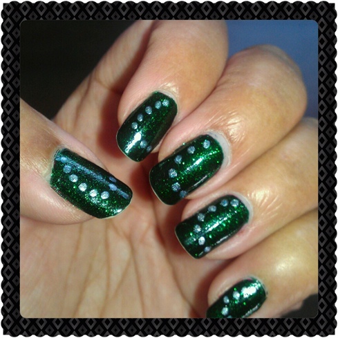 emerald sparkle embellished