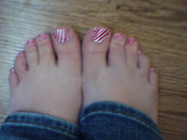 CandyCane Toes