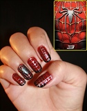 Spiderman Nail Art
