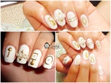 White Japanese Nails