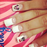 Mickey mouse with pinky/white