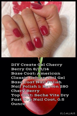 DIY Create Gel Cherry Berry On 8/15/14