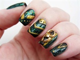 Loki God of Mischief nails