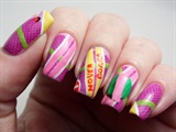 Back to the Future Hoverboard nails