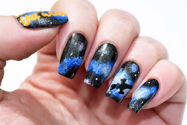 Firefly Galaxy Nails