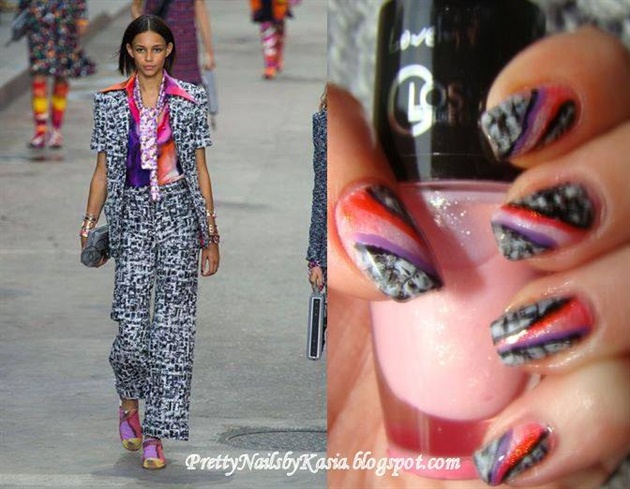 CHANEL inspired nails