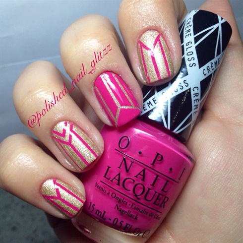 Pink &amp; Gold (Used Striping Tape)