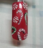 Candy Cane and Snowflakes