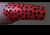 pink with blk mini dots