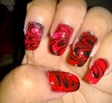 bloody water marble