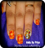 Lord Ganesha...Indian traditional nails
