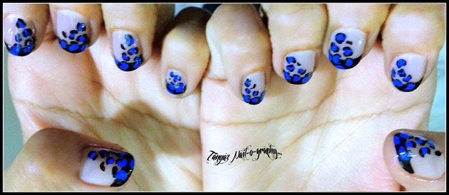 Klein blue nails