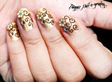 Decorative floral nails