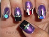 &quot;Double Double&quot; Halloween Witch Nail Art