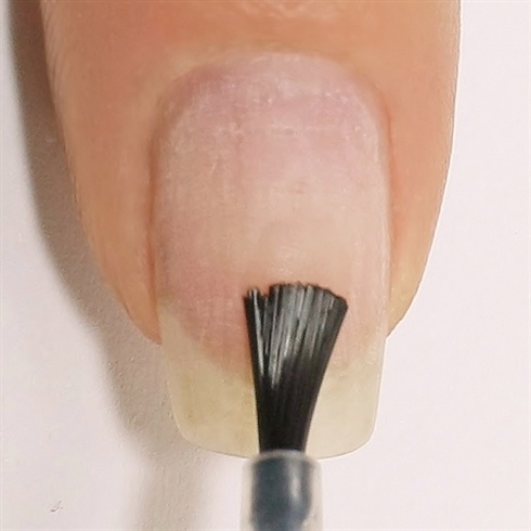 Step 1.\n\nPrep, buff and dehydrate nail plate